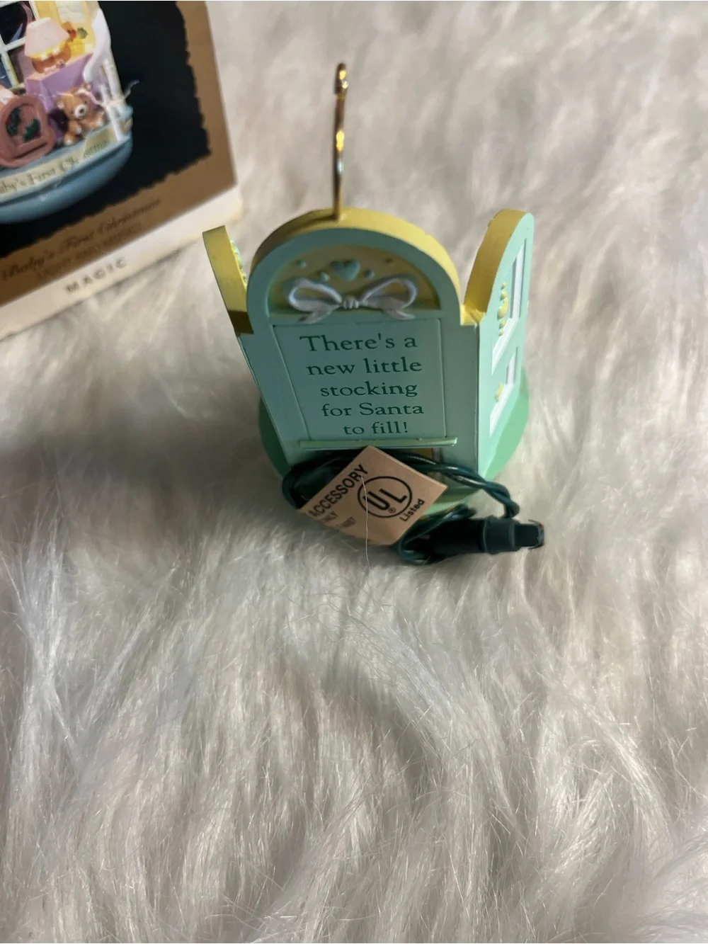 Keepsake 1993 Baby's First Christmas Ornament - Magic Light Series